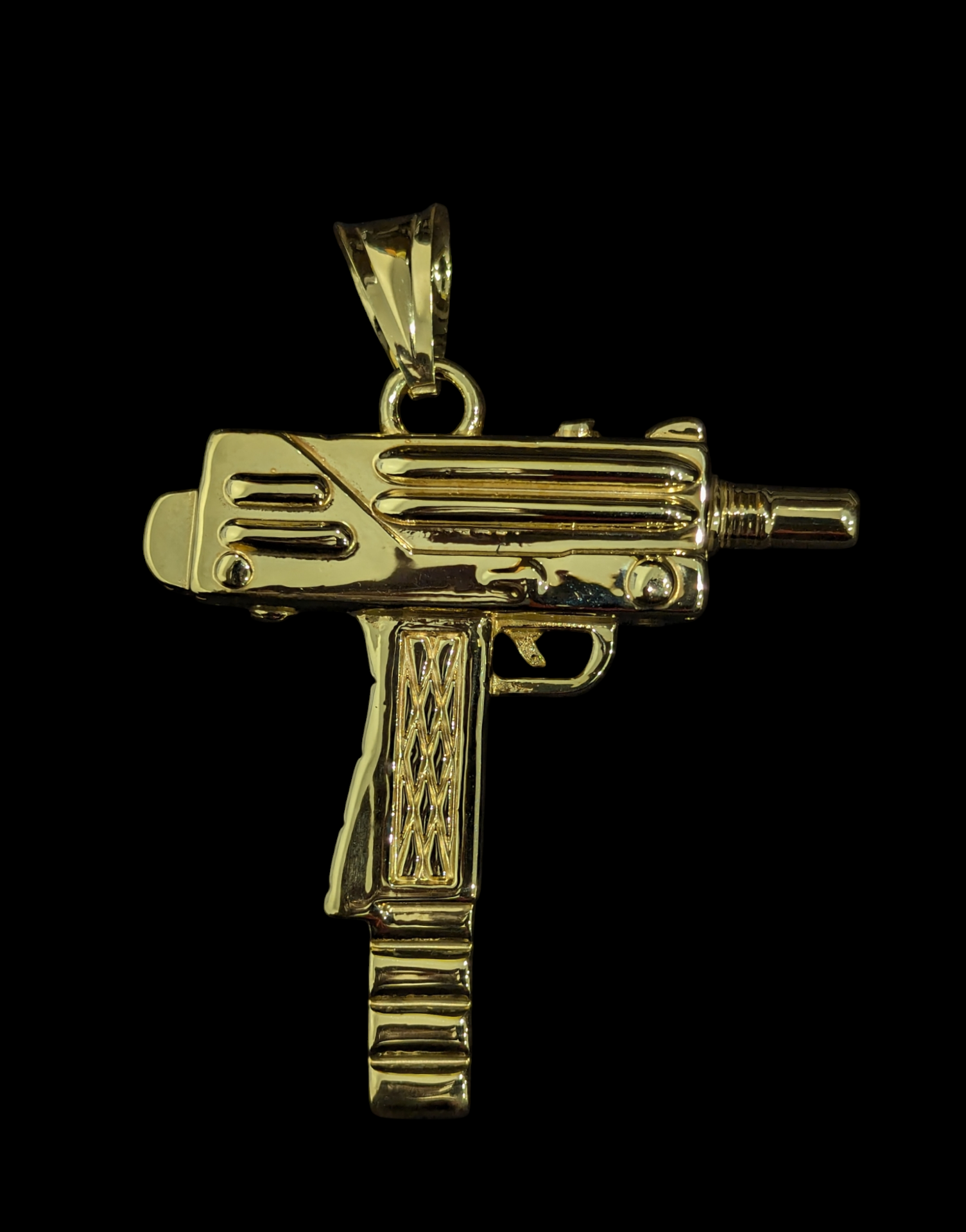 Pendentif Uzi Electroformé