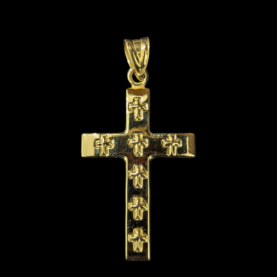 Pendentif Croix Electroformé 4,2 cm