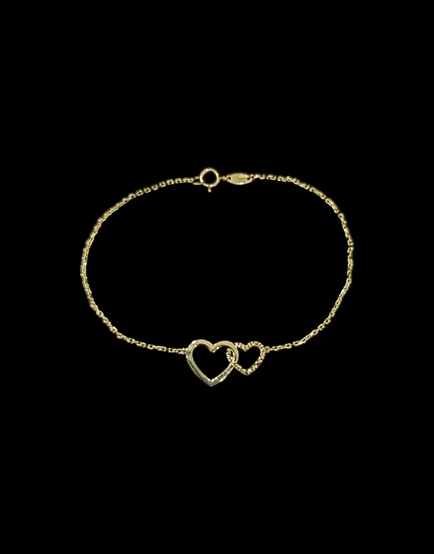 Bracelet Double Coeur