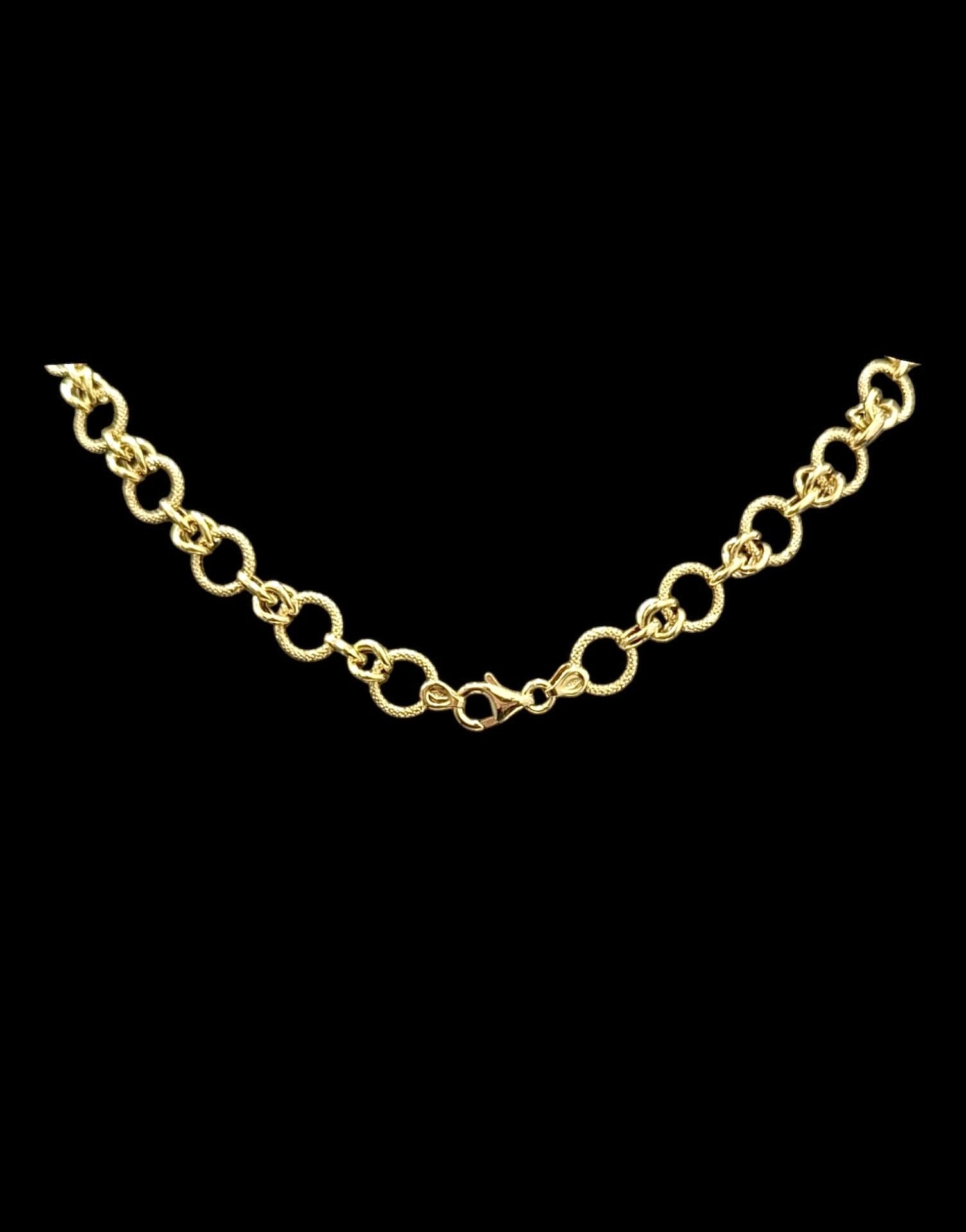 Collier Fantaisie Lisse Sablé 50 cm 9 mm – Image 3
