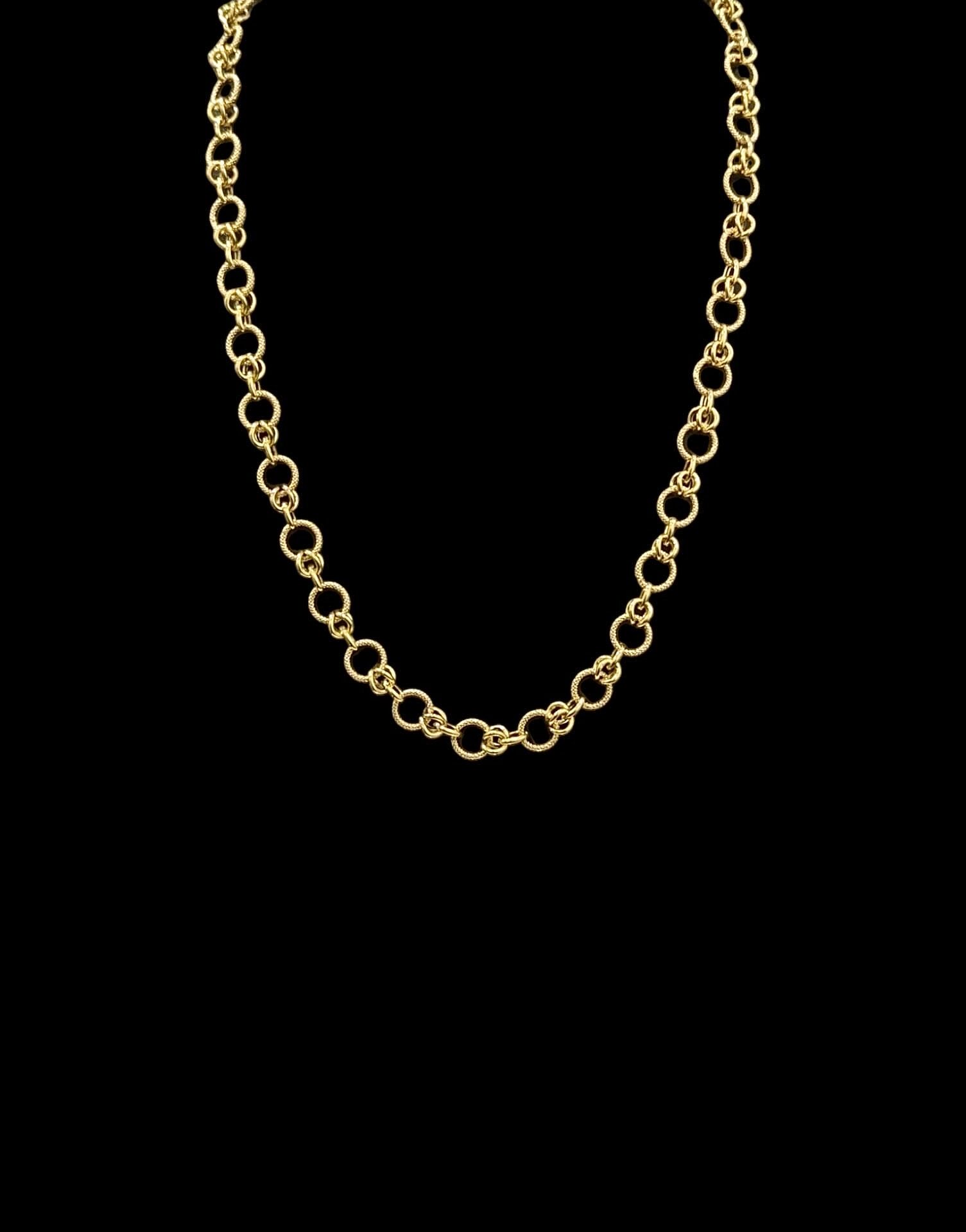 Collier Fantaisie Lisse Sablé 50 cm 9 mm