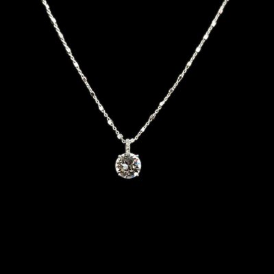 Collier Solitaire 8 mm