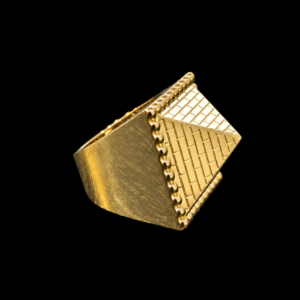 Chevalière Pyramide 3d