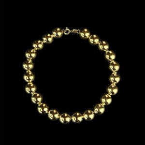 Bracelet Boules "Grain d'Or" 8 mm