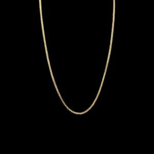 Collier Maille Palmier Carré 60 cm