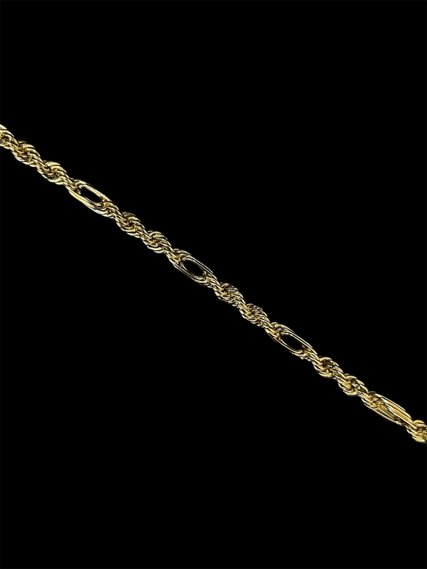 collier corde alterné 60cm