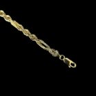 collier corde alterné 60cm