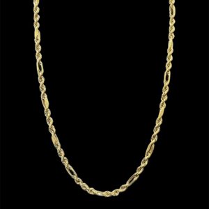 collier corde alterné 60cm