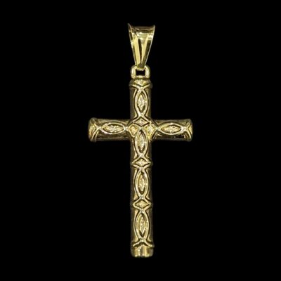 Pendentif Croix Électroformé 7.5 cm 41 mm