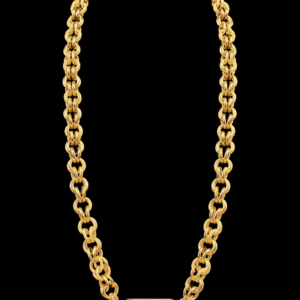 Collier Gwo Sirop Lisse et Sablé avec Barillet 63 cm 8 mm