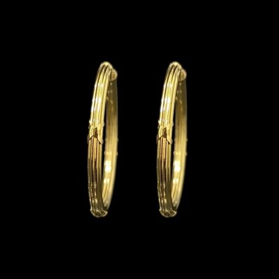 Créoles Croisillons 40 mm