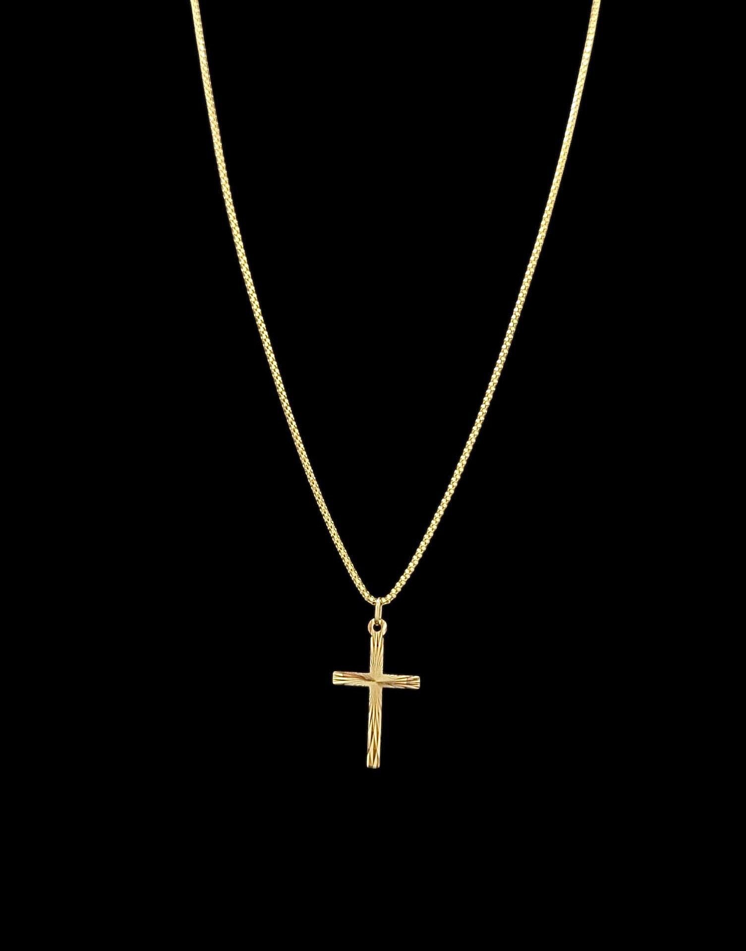 Ensemble Maille Ronde Croix Ciselée 60 cm – Image 2