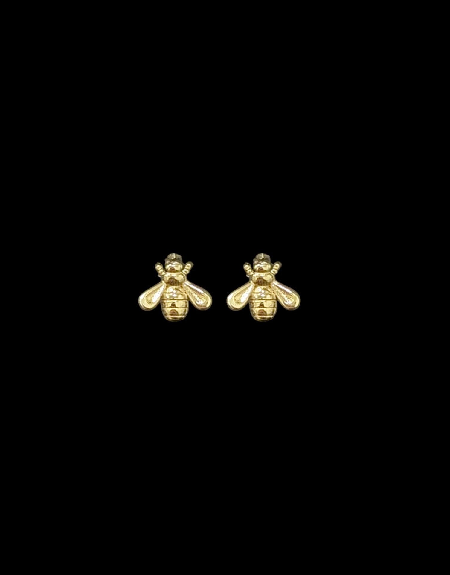 Boucles D'Oreilles Abeille 3D
