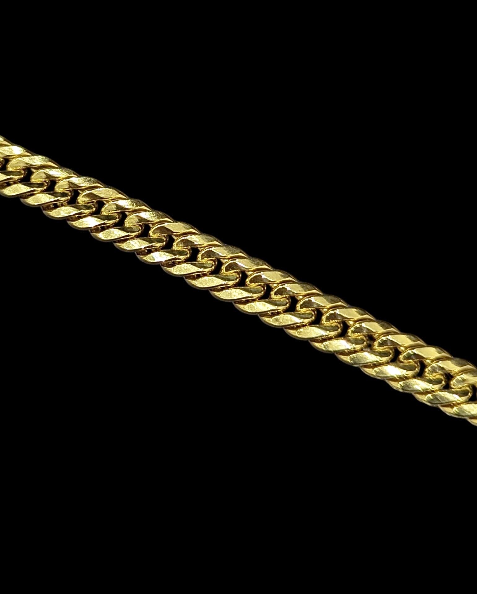 Collier Maille Anglaise 8 mm 60 cm – Image 2