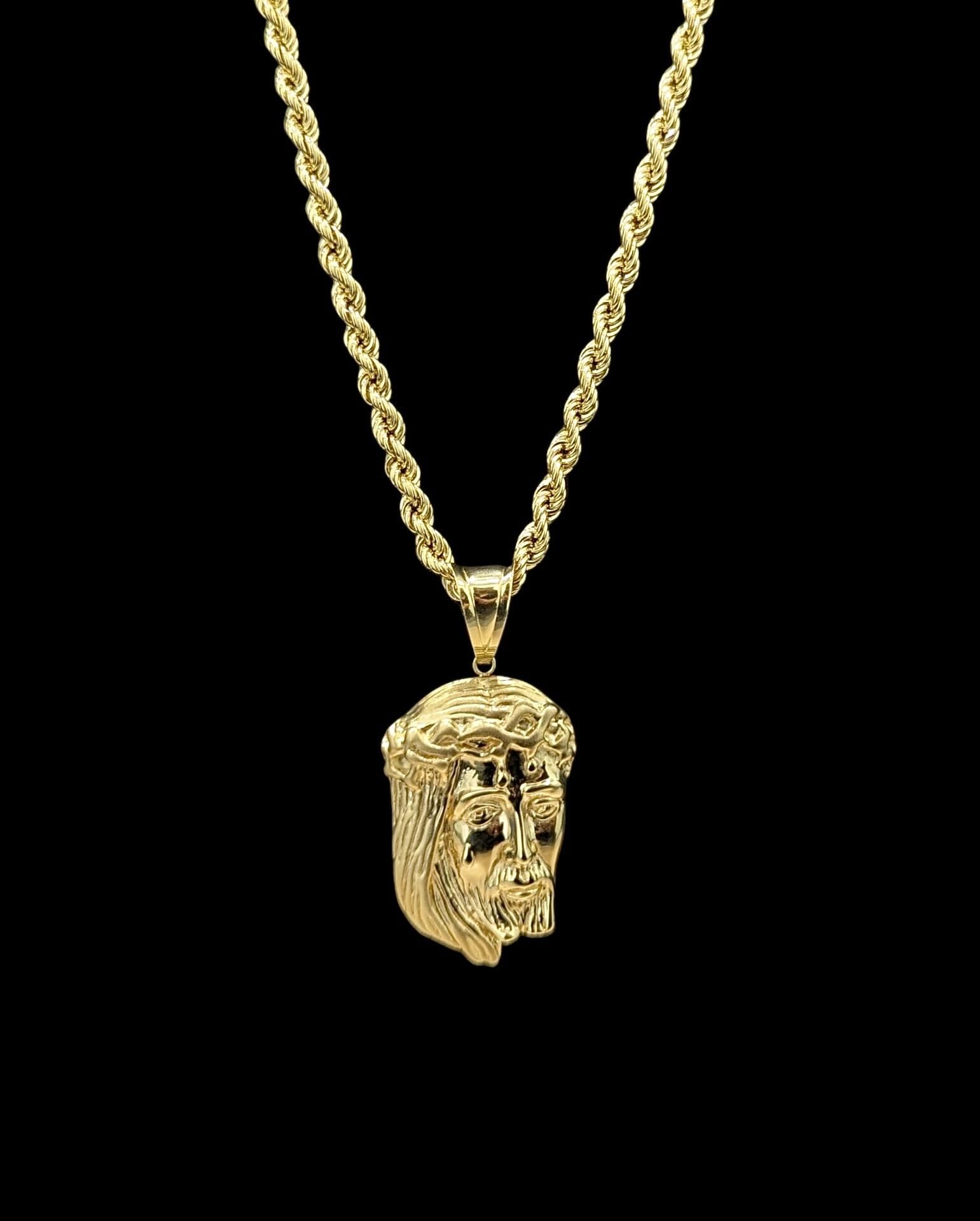 Ensemble Tête De Christ 3D Corde