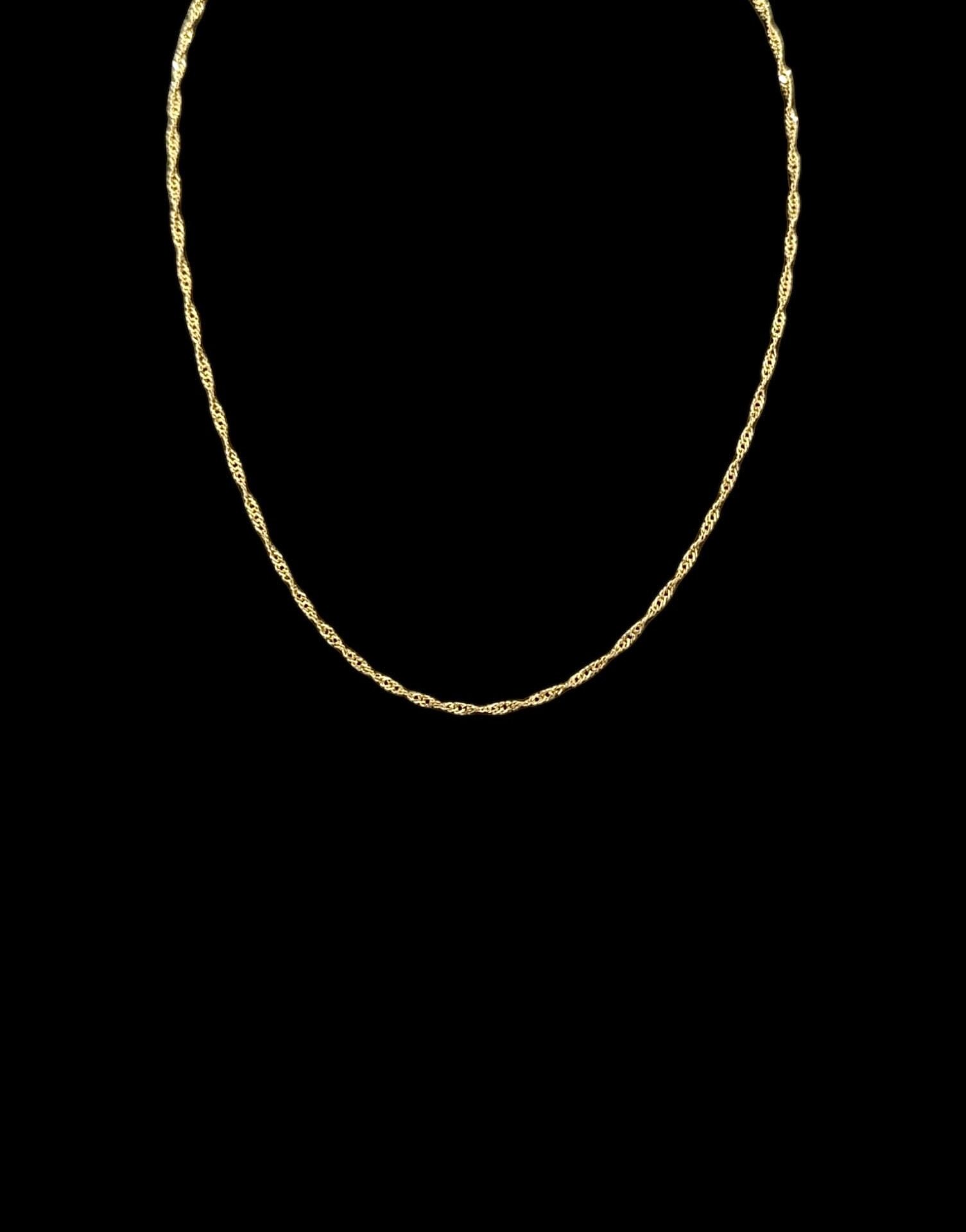 Collier Tortillon 45 cm 1.5 mm