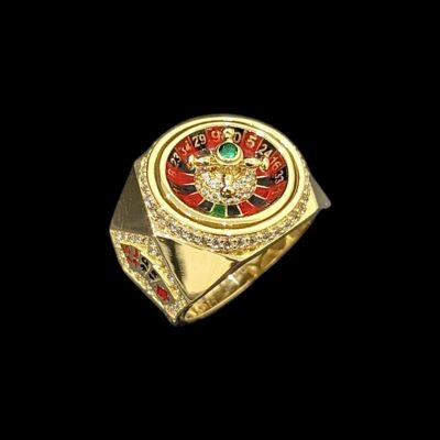 Chevalière Roulette Tournante
