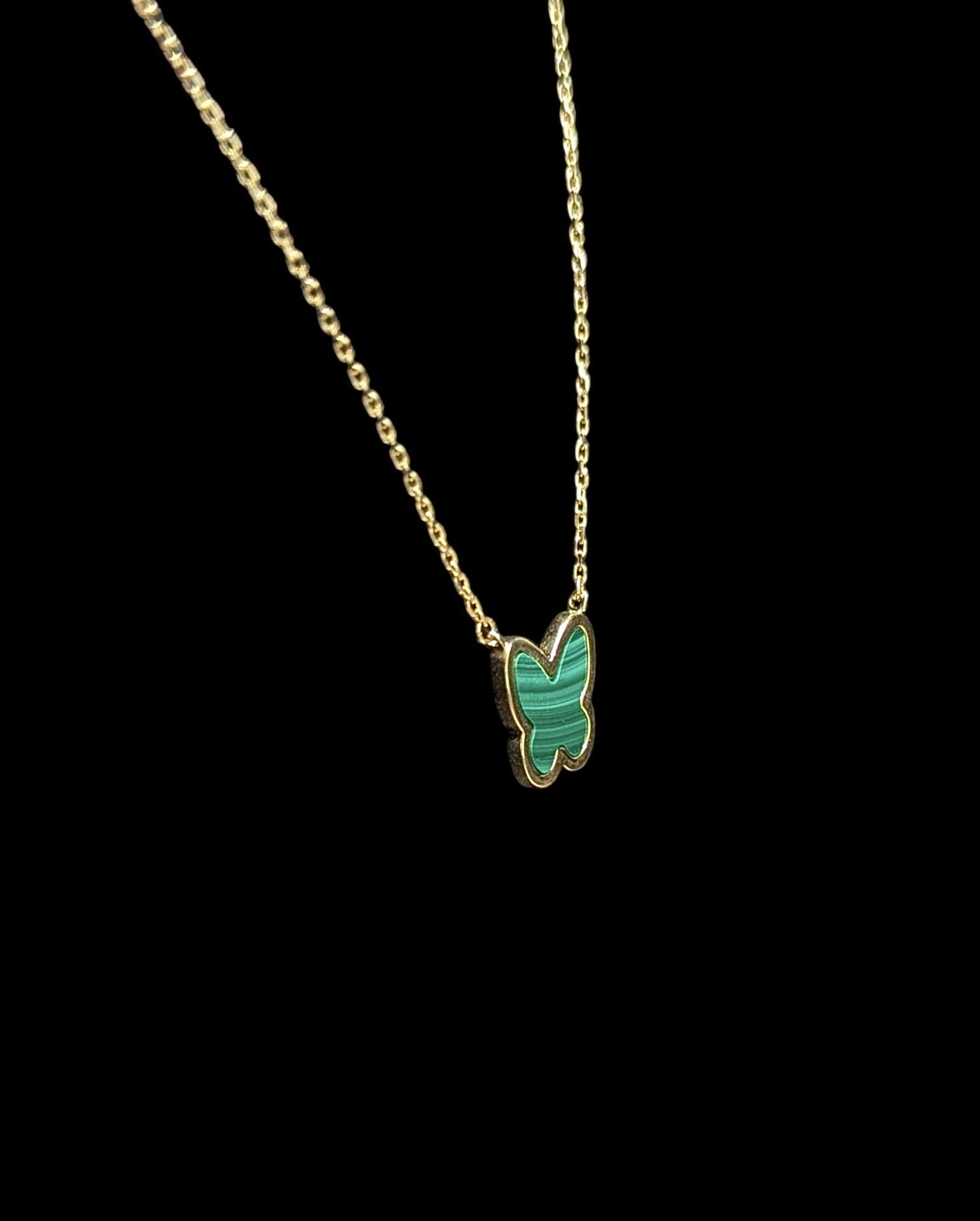 Collier Papillon Jade – Image 2