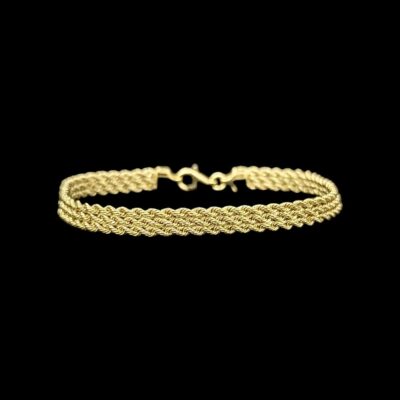 Bracelet Corde 3 Rangs