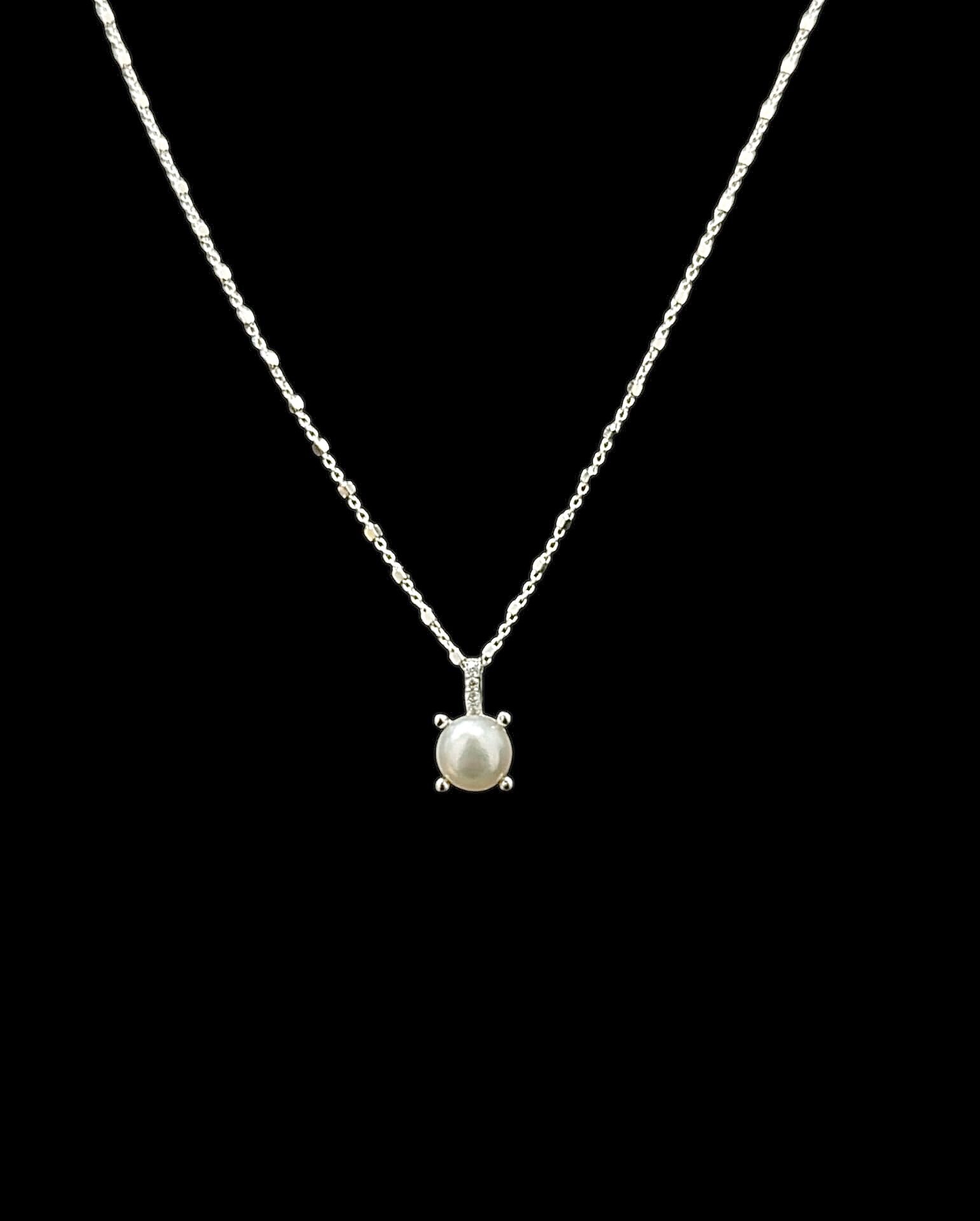 Collier Solitaire Nacre