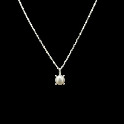 Collier Solitaire Nacre