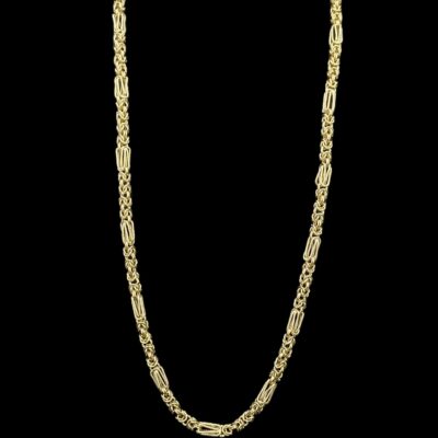 Collier Maille Royal Fantaisie Lisse Sablé 80 cm 7 mm