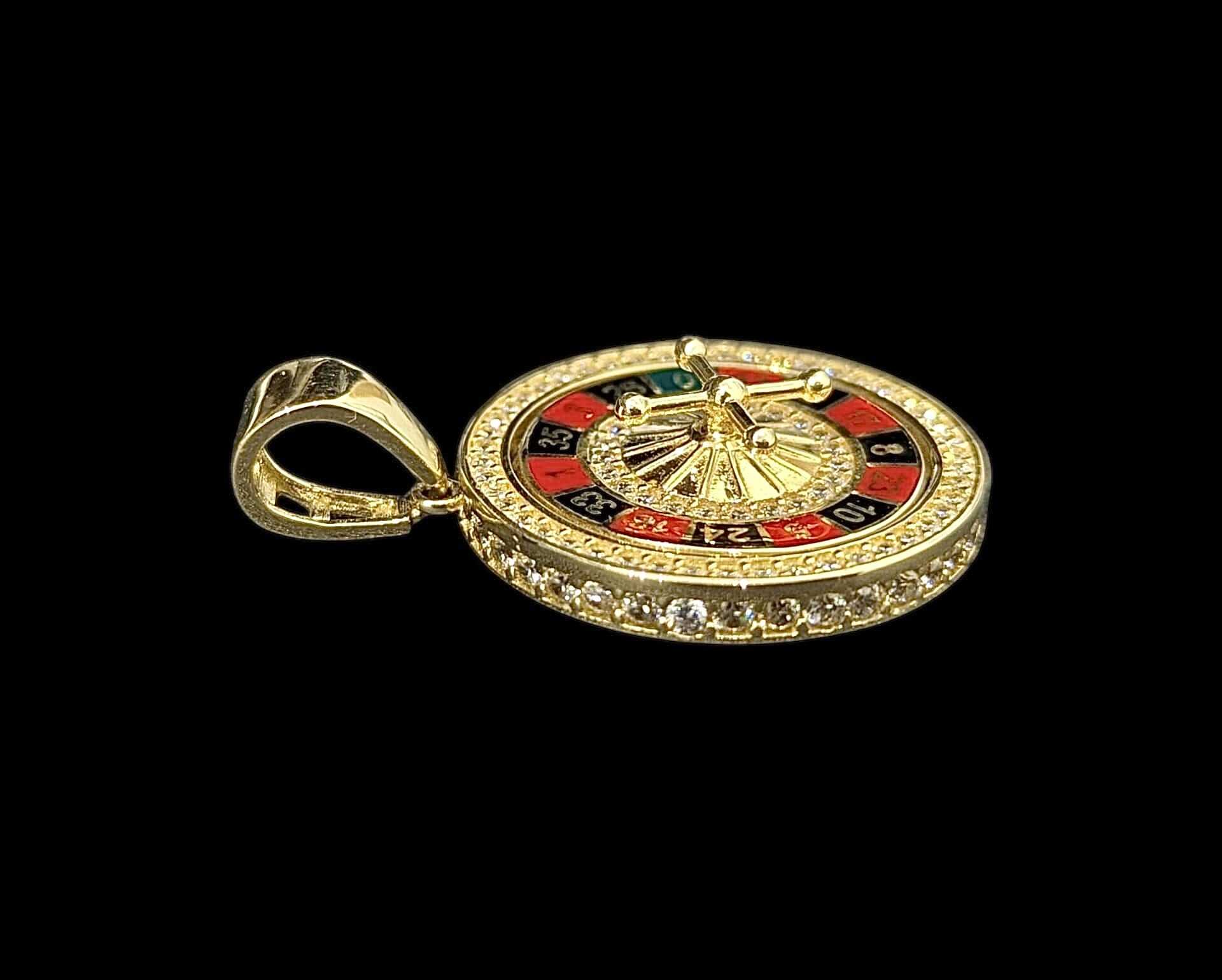 Pendentif Roulette Tournante 3D – Image 2