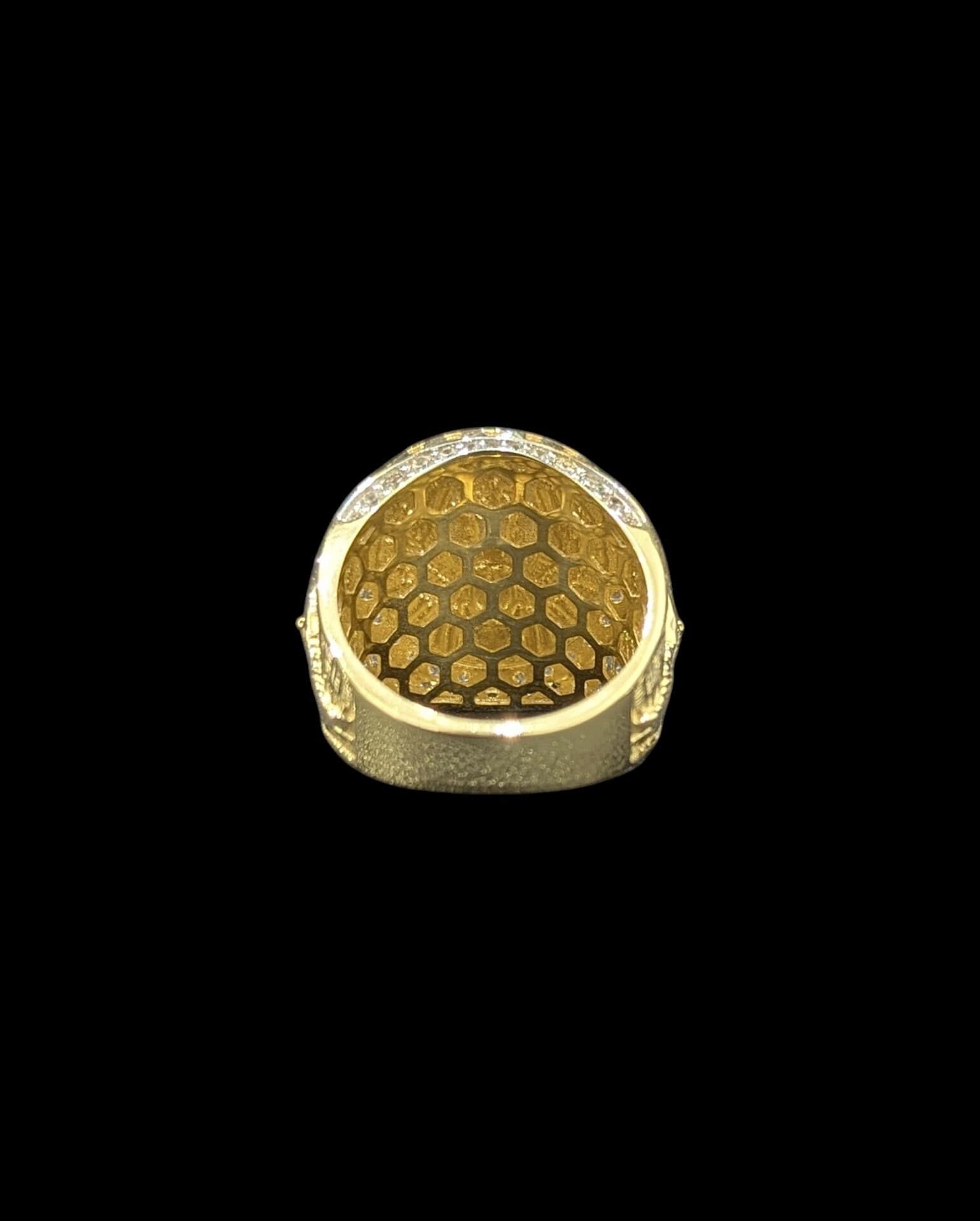 Chevalière Scarabé Contour Empierré – Image 4