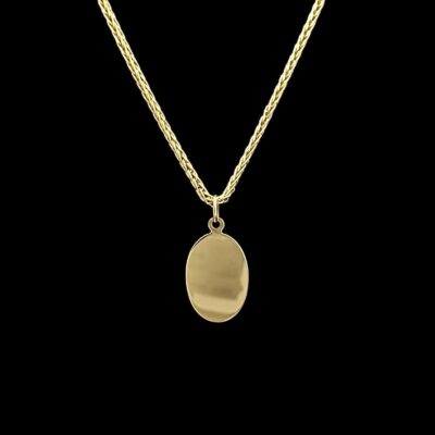 Ensemble Maille Palmier & Plaque Ovale