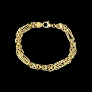 Bracelet Maille Royal Fantaisie Lisse Sablé