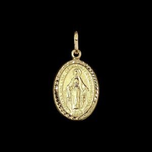 Pendentif Ovale Miraculeuse 22 mm