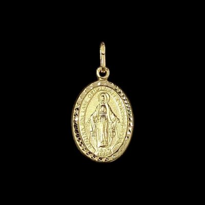 Pendentif Ovale Miraculeuse 26 mm