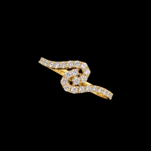 Bague "S" Empierrée