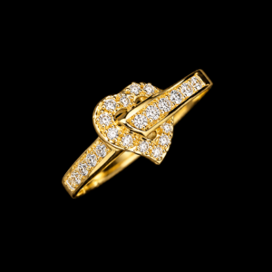 Bague Coeur Empierrée