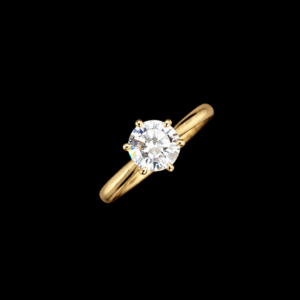Bague Solitaire Sertie 6 Griffes