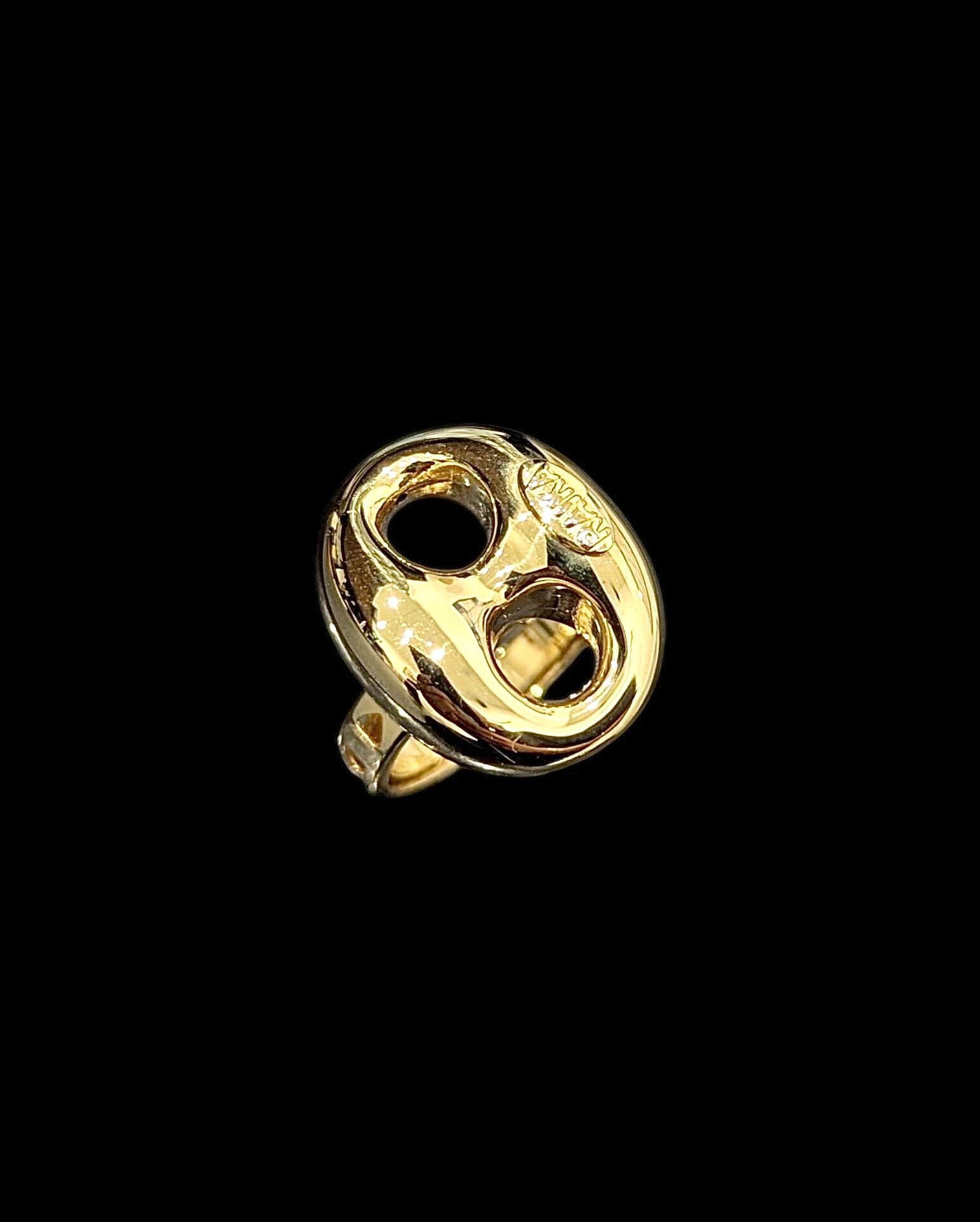 Bague Grain De Café Electroformé 18 mm