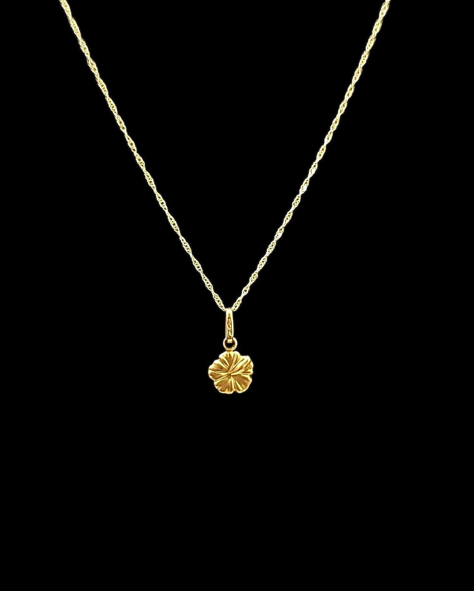 Collier Tortillon Hibiscus 45 cm 1 mm