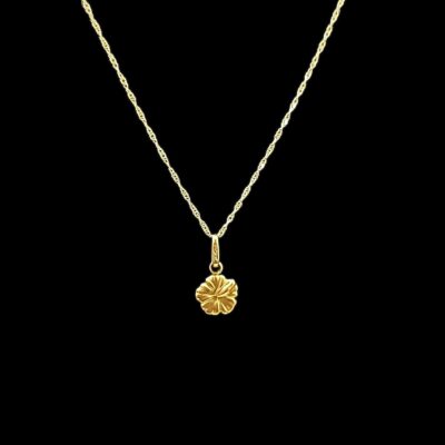 Collier Tortillon Hibiscus 45 cm 1 mm