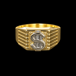 Chevalière Carrée Dollar
