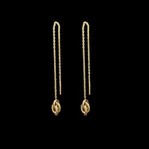 Boucles D'Oreilles Chainette Forçat Lisse Canellé