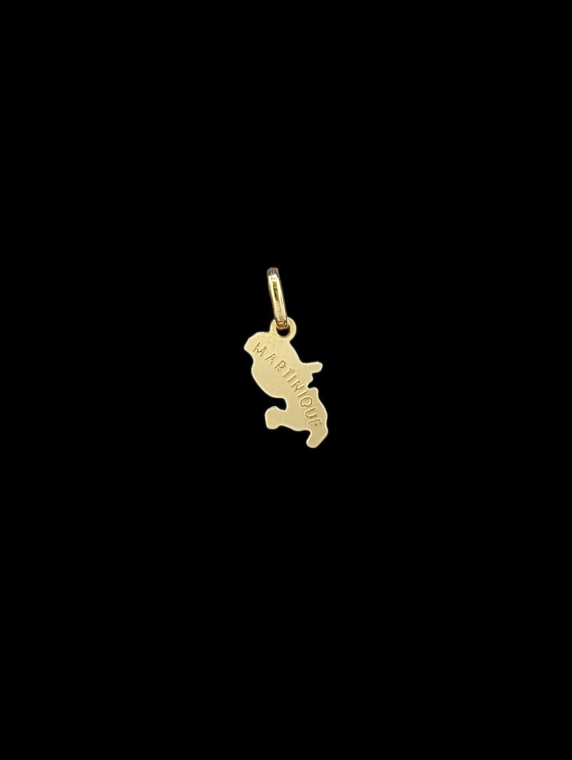Pendentif Carte De Martinique En Argent 925 - Bijou Neuf Poinçonné