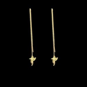 Boucles D'Oreilles Chainette Colibri