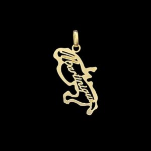 Pendentif Martinique Évidé Grand Modèle.