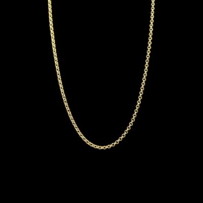 Collier Maille Jaseron 4 mm 60 cm