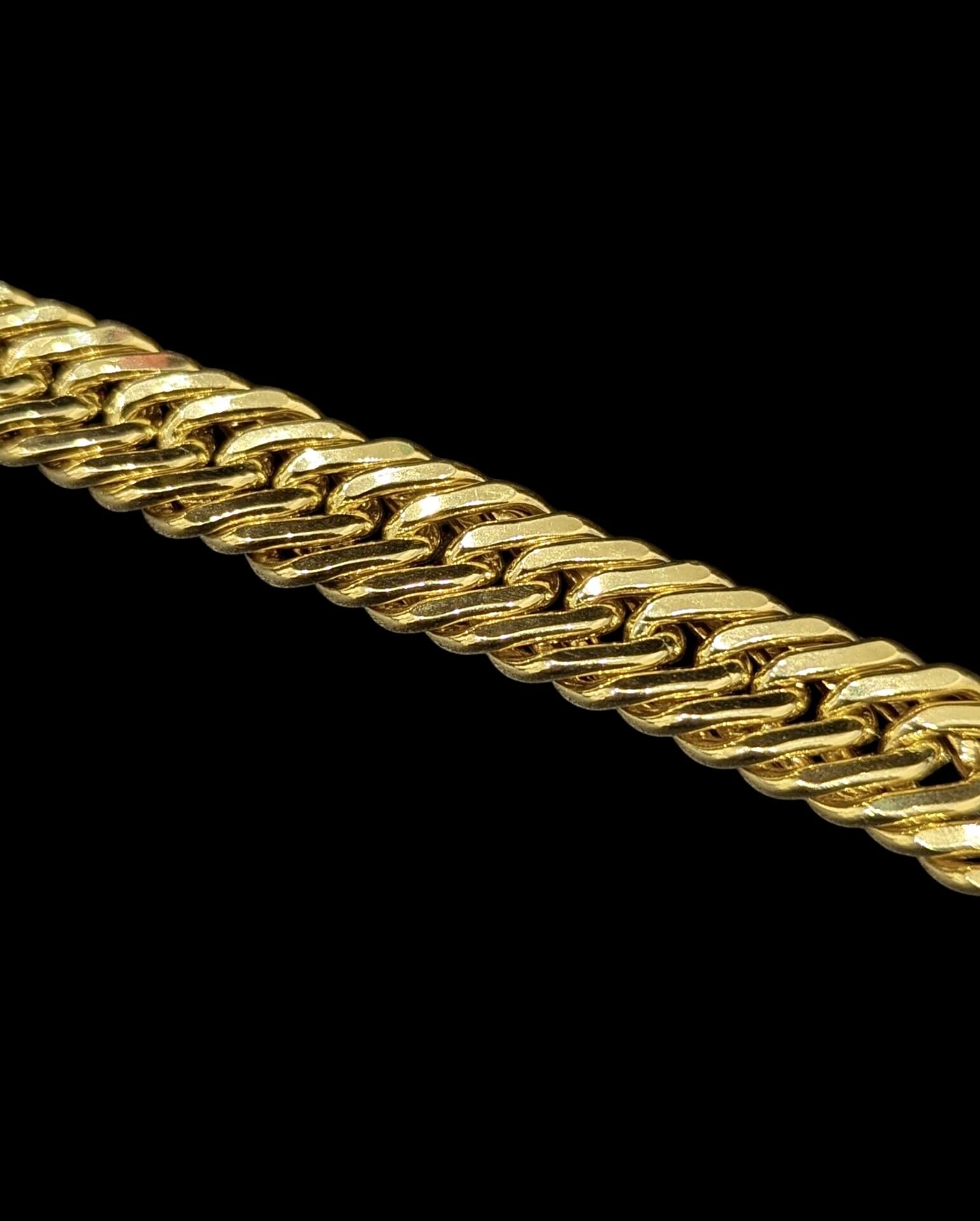 Bracelet Maille Gourmette Double 11 mm – Image 3