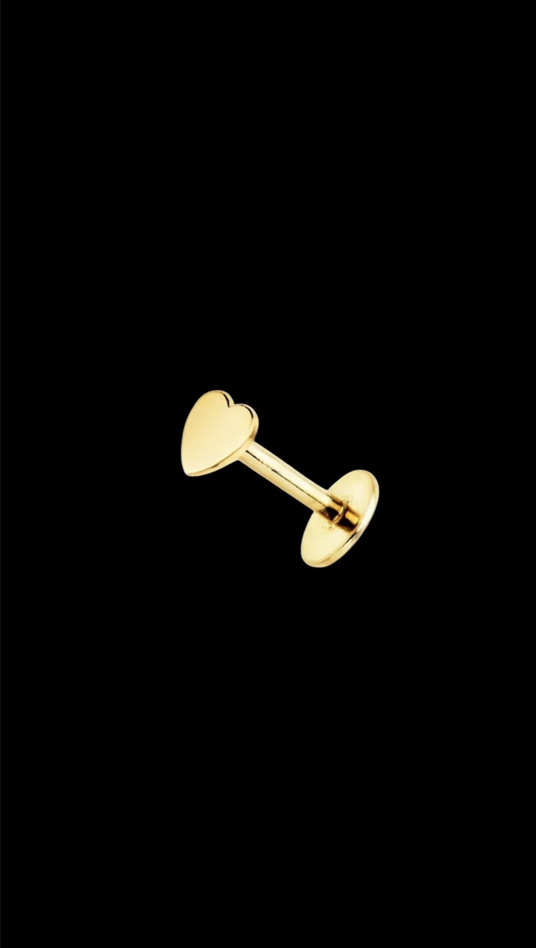 Piercing Labret & Tragus Coeur