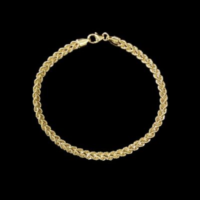 Bracelet Double Corde Tressée