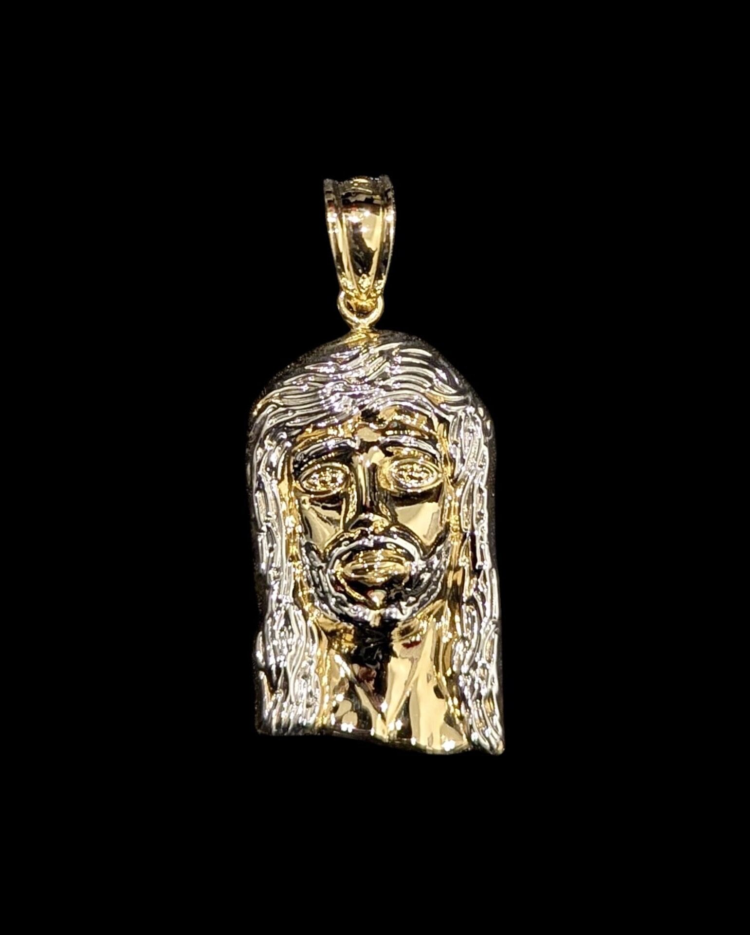 Pendentif Tête De Christ 3D 2 Ors
