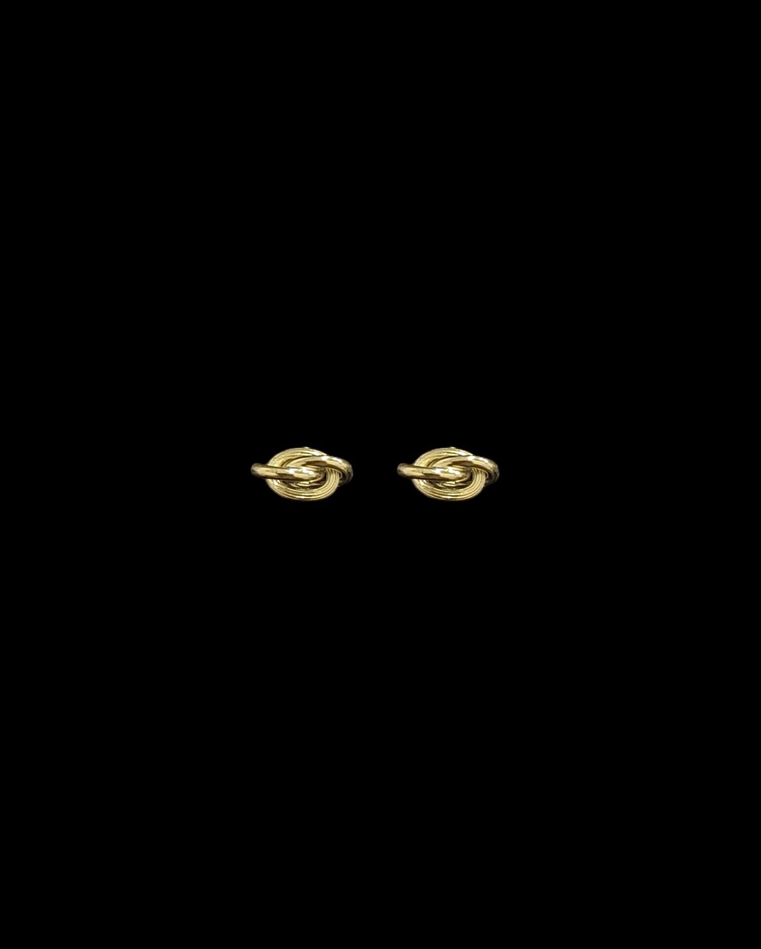 Boucles d'Oreilles Forçat Lisses Canellées 4 mm