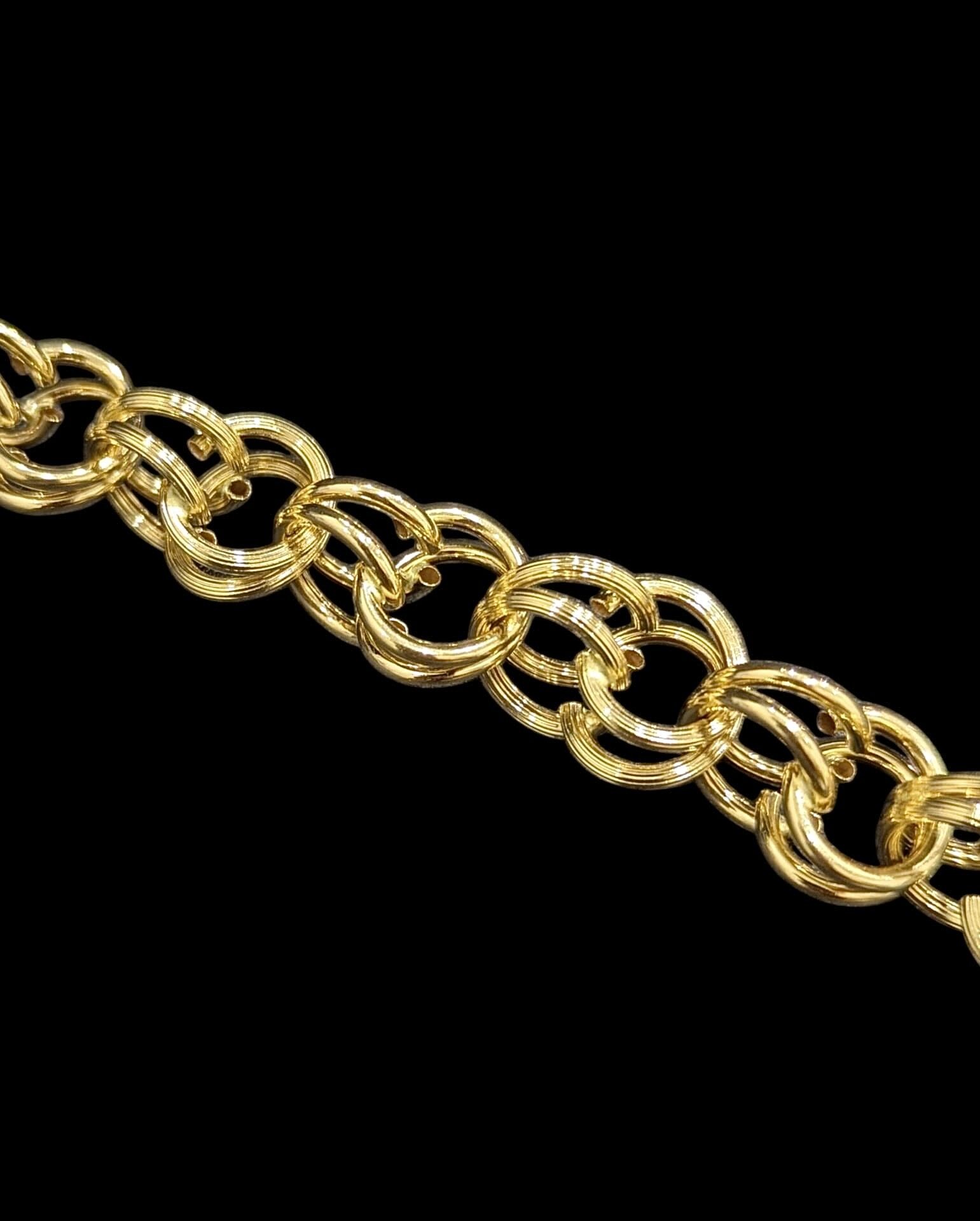 Bracelet Gwo Sirop Lisse Canellée 13 mm 20.5 cm – Image 2
